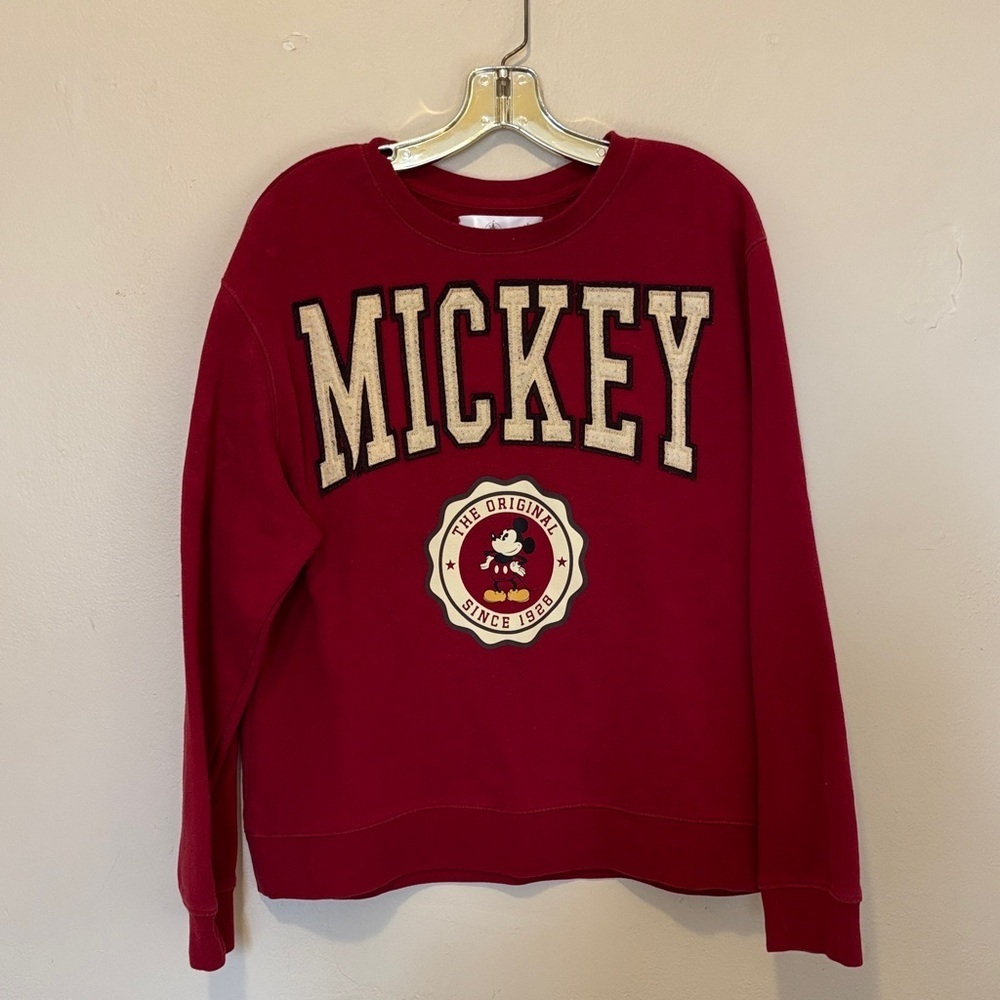 Disney Red Mickey Sweatshirt